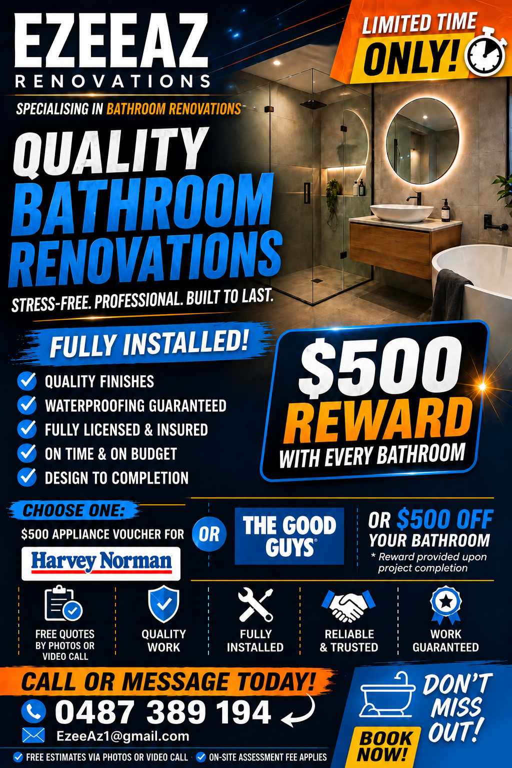 $500 Bathroom Reno Reward